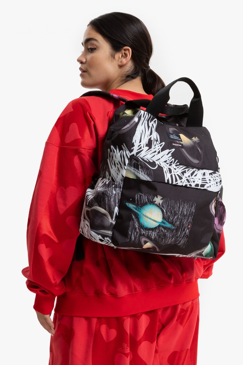 Vivienne Westwood Joins Eastpak for an Intergalactic Bag Collection Release Info Sustainable Planets Print