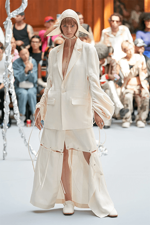 London Fashion Week spring summer 2024 runway show womenswear menswear Daniel lee uk harri British fashion council newgen skepta mains Aaron esh ss Daley Holzweiler matty bovan