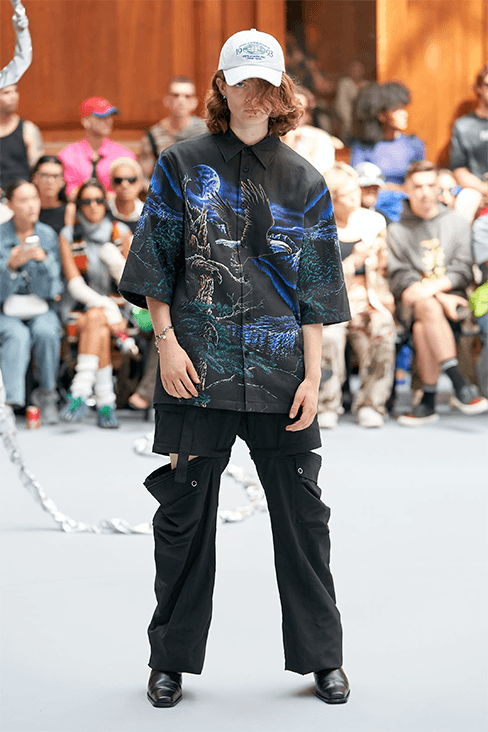 London Fashion Week spring summer 2024 runway show womenswear menswear Daniel lee uk harri British fashion council newgen skepta mains Aaron esh ss Daley Holzweiler matty bovan