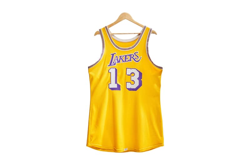 Sotheby's To Auction Wilt Chamberlain's Lakers Jersey Worn During the 1972 NBA Final