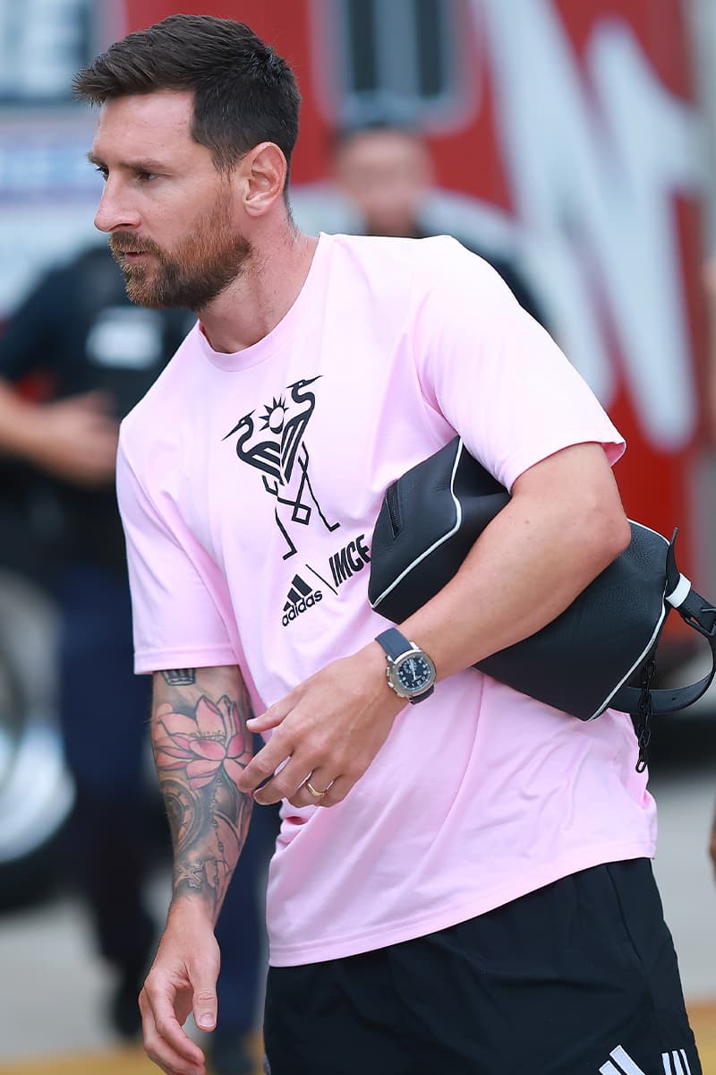 Wrist Check: Lionel Messi Sports $75.7K USD Patek Philippe Aquanaut Chronograph at Latest Inter Miami Match david beckham soccer football mls united states miami florida argentinian player adidas