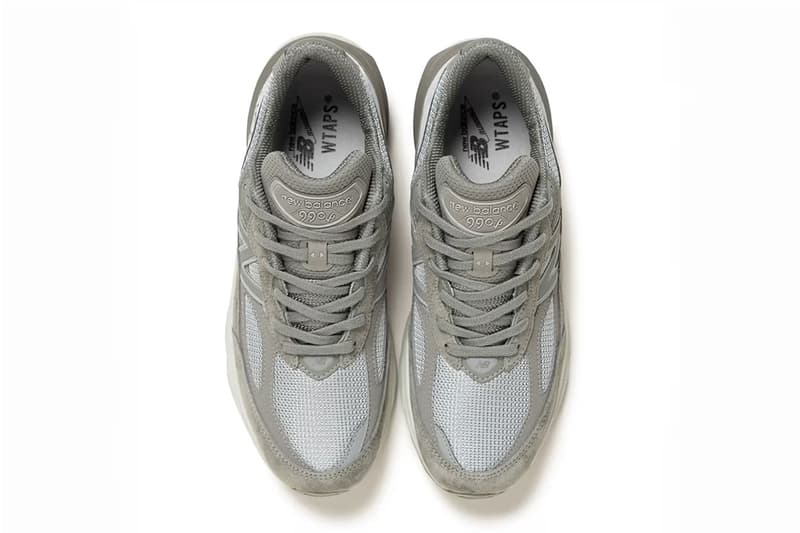 wtaps new balance 990v6 made in usa grey white collaboration official release date info photos price store list buying guide 