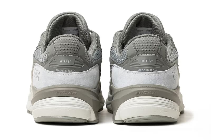 wtaps new balance 990v6 made in usa grey white collaboration official release date info photos price store list buying guide 