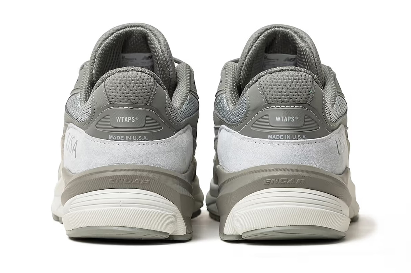 wtaps new balance 990v6 made in usa grey white collaboration official release date info photos price store list buying guide 