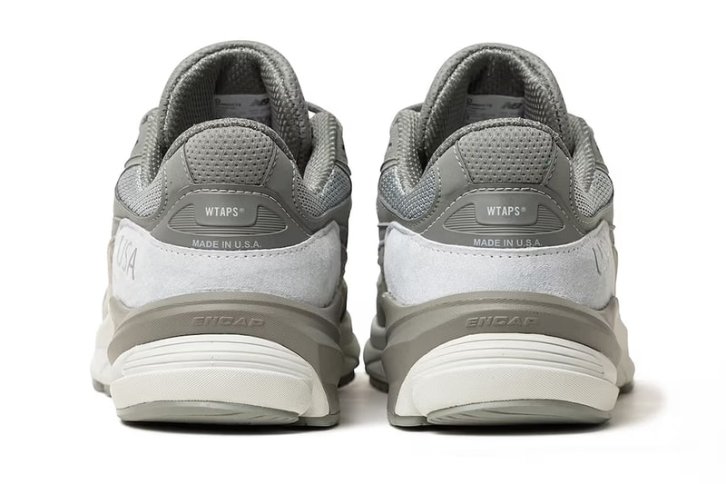 wtaps new balance 990v6 made in usa grey white collaboration official release date info photos price store list buying guide 