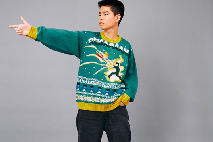VILLAGE VANGUARD Serves Up Festive ‘Yu Yu Hakusho’ Ugly Sweaters