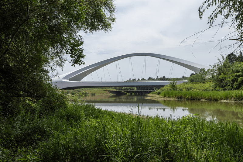 Zaha Hadid Architects Bridge bridge China Jiangxi River design Chengdu West first