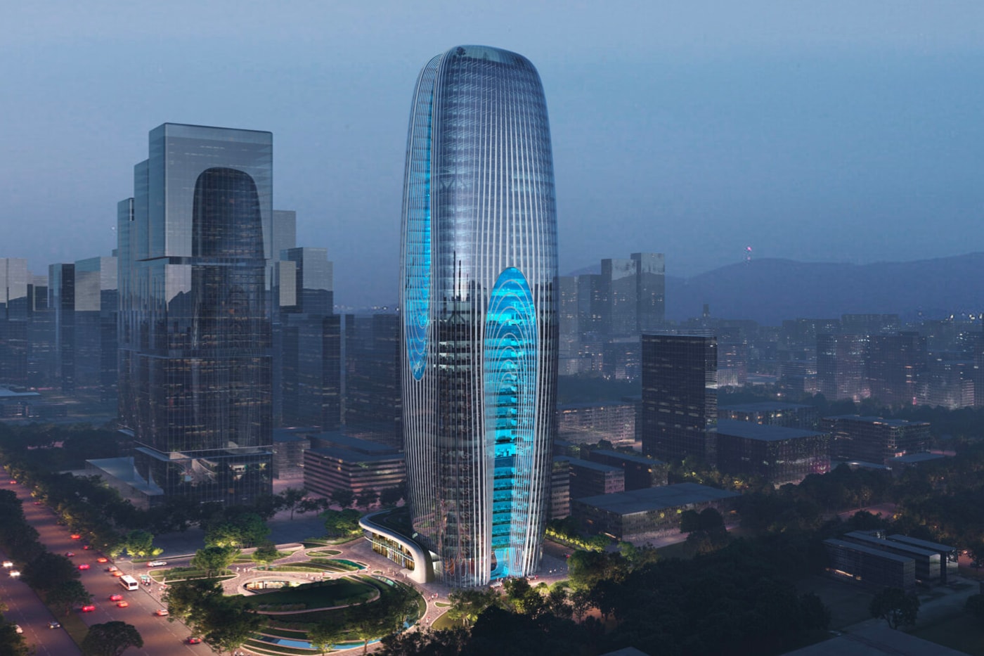 Zaha Hadid Architects Daxia Tower Xi'an Info