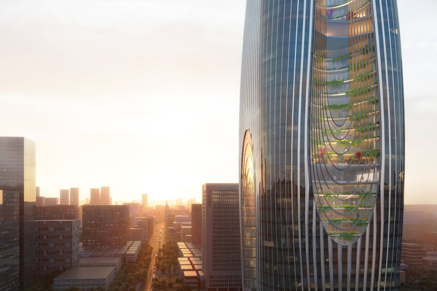 Zaha Hadid Architects Daxia Tower Xi'an Info