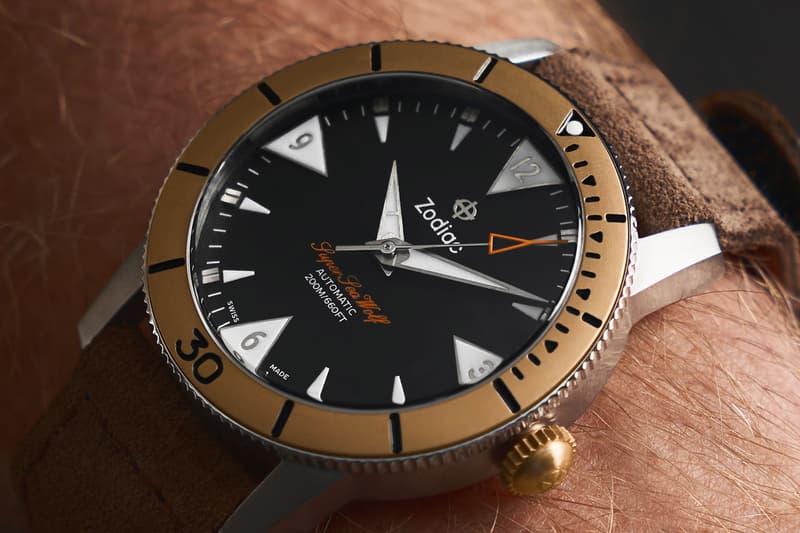 Zodiac x Huckberry Bronze Super Sea Wolf Diver Collaboration Limited-Edition Release Info