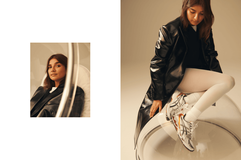 Stylist and Creative Director Juliana Salazar Styles ASICS Gel-Kayano 14s