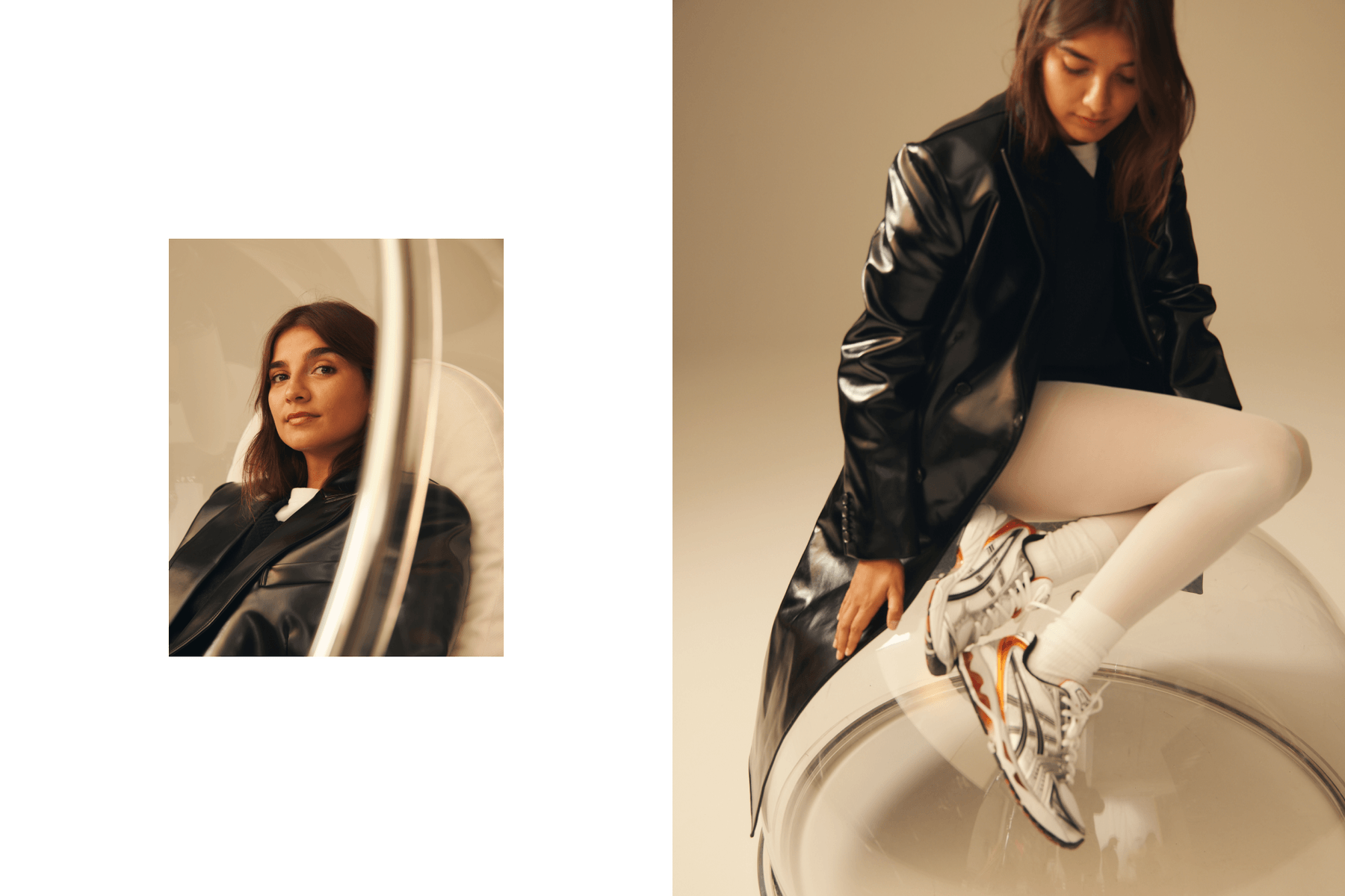 Stylist and Creative Director Juliana Salazar Styles ASICS Gel-Kayano 14s