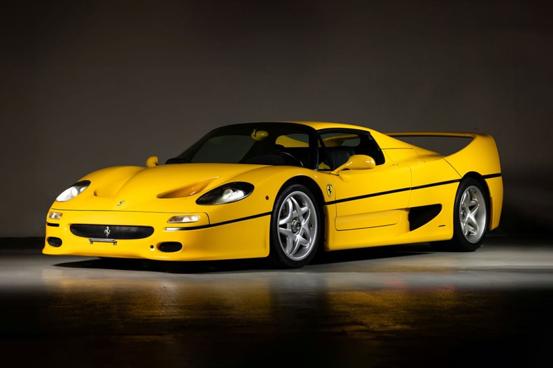 A 1997 Ferrari F50 Heads to Auction Sotheby's Sealed Giallo Modena