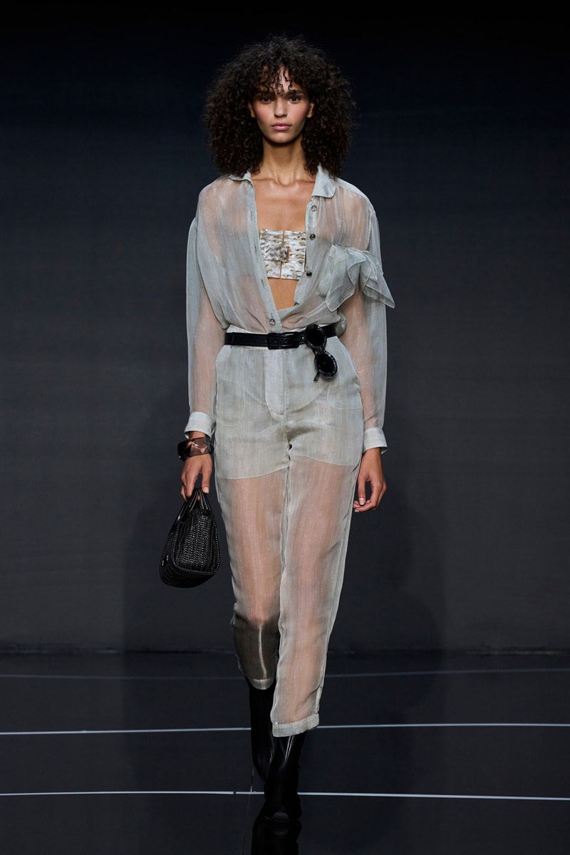 Emporio Armani SS24 Is Varied yet Elegant Milan Fashion Week Runways Giorgio Armani