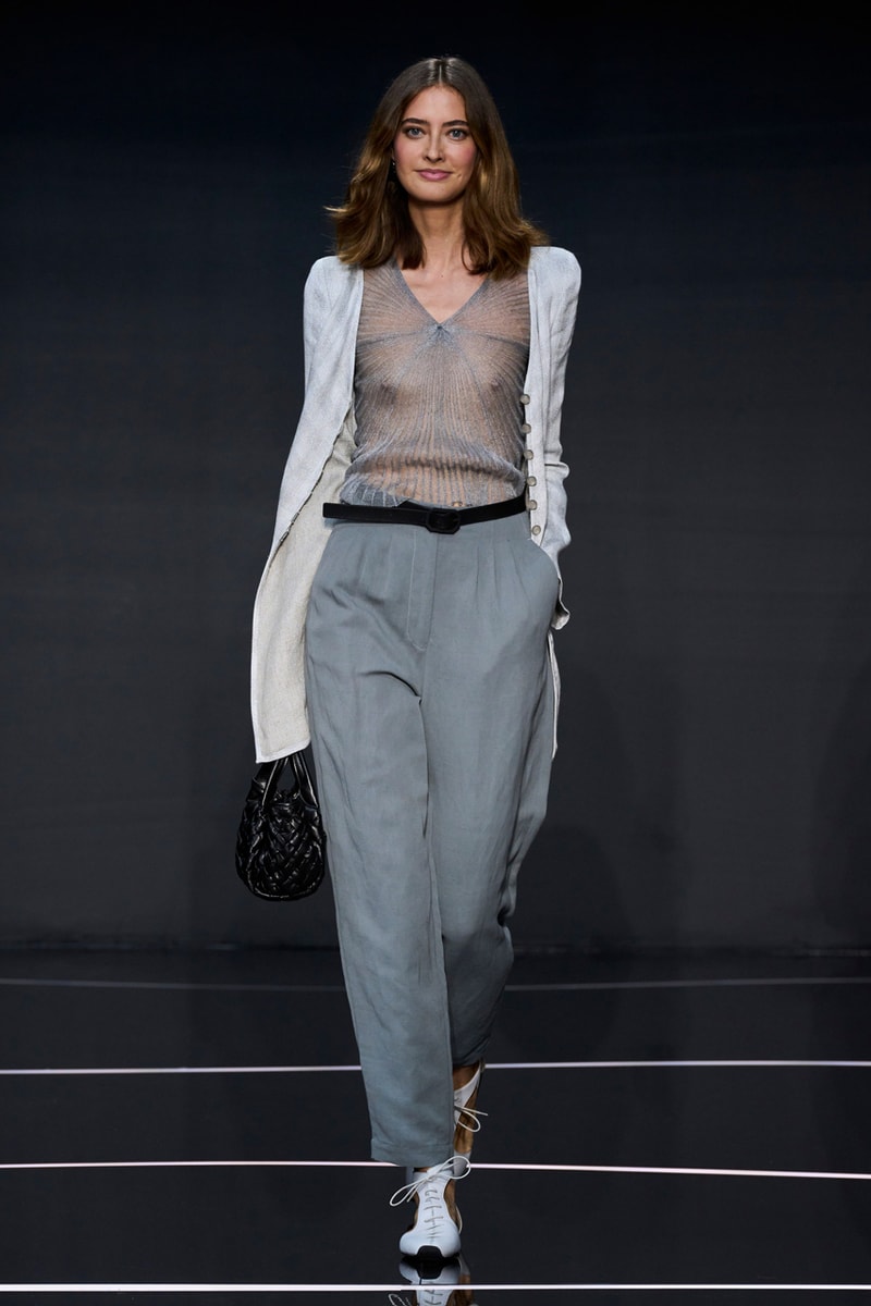 Emporio Armani SS24 Is Varied yet Elegant Milan Fashion Week Runways Giorgio Armani