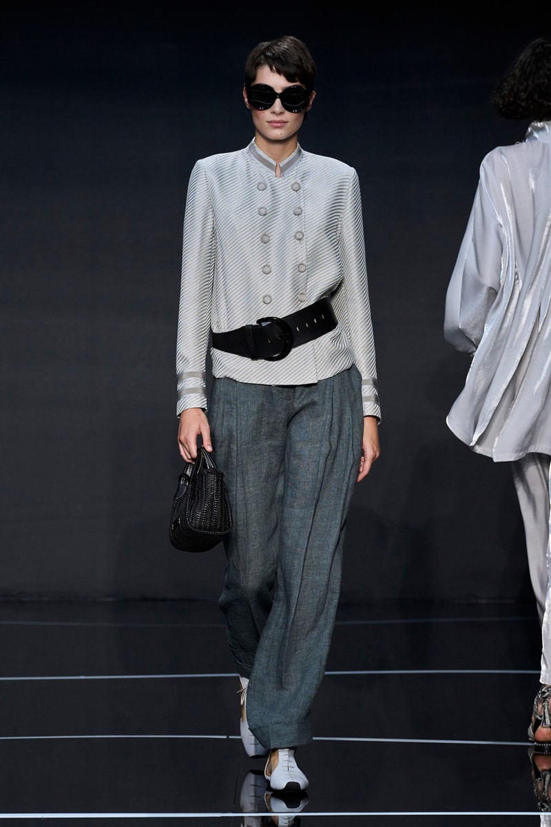 Emporio Armani SS24 Is Varied yet Elegant Milan Fashion Week Runways Giorgio Armani