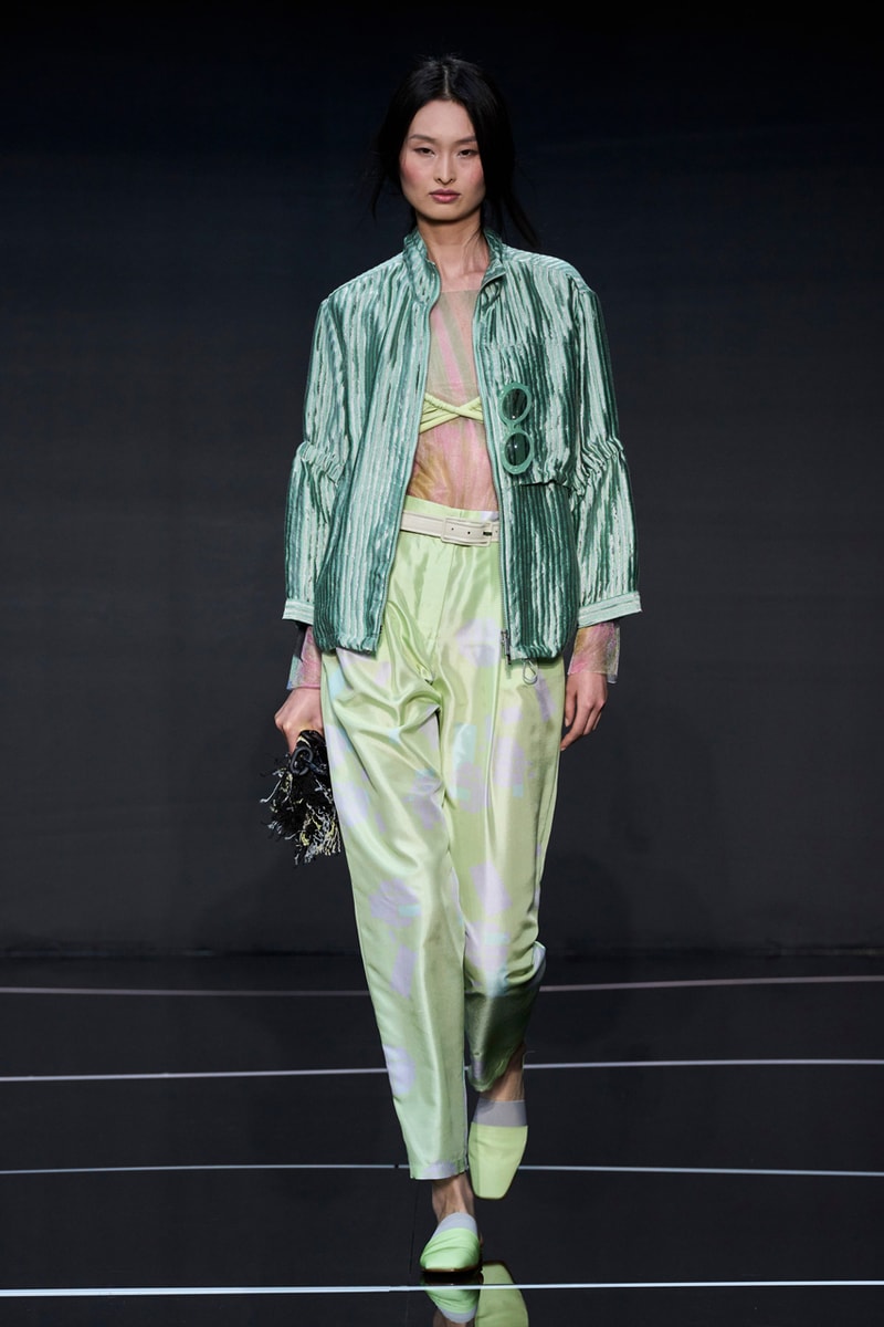 Emporio Armani SS24 Is Varied yet Elegant Milan Fashion Week Runways Giorgio Armani