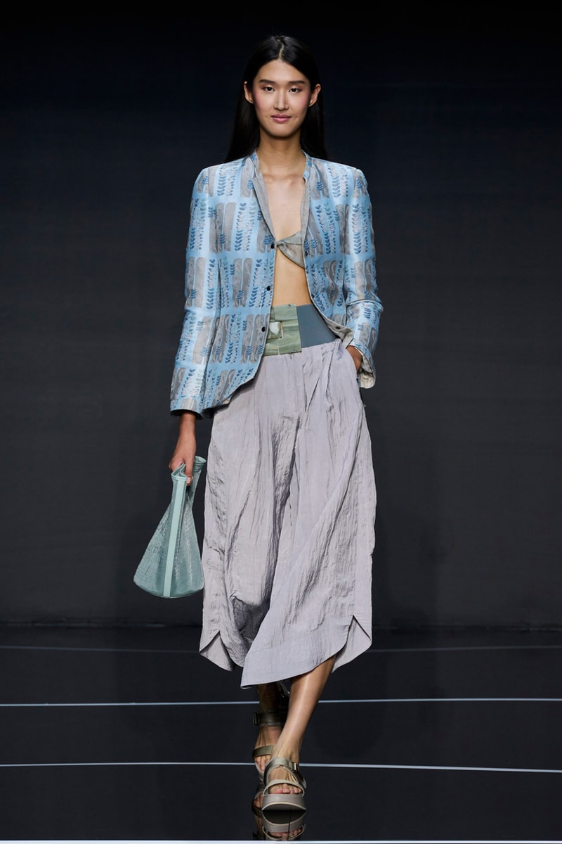 Emporio Armani SS24 Is Varied yet Elegant Milan Fashion Week Runways Giorgio Armani