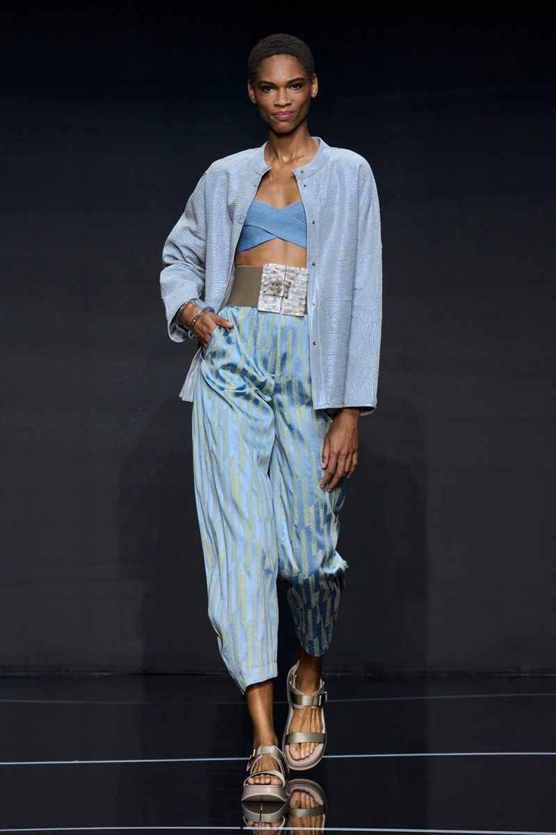 Emporio Armani SS24 Is Varied yet Elegant Milan Fashion Week Runways Giorgio Armani