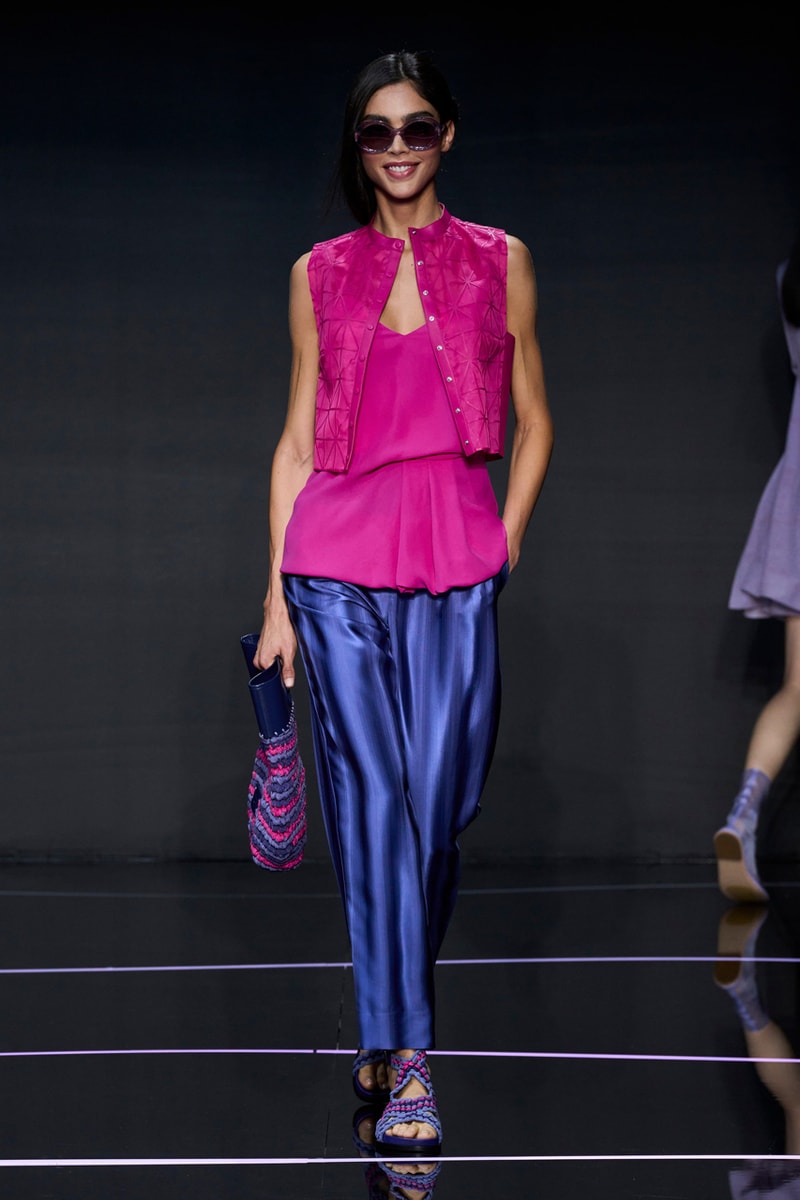 Emporio Armani SS24 Is Varied yet Elegant Milan Fashion Week Runways Giorgio Armani