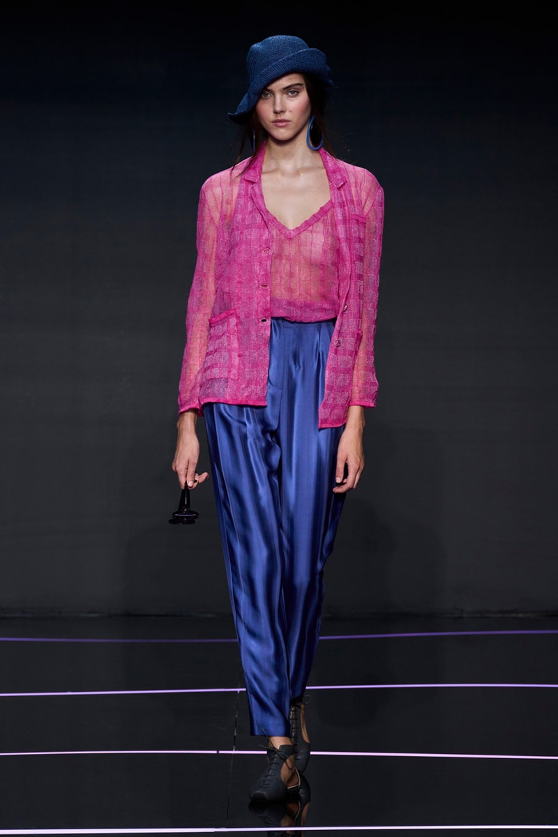 Emporio Armani SS24 Is Varied yet Elegant Milan Fashion Week Runways Giorgio Armani