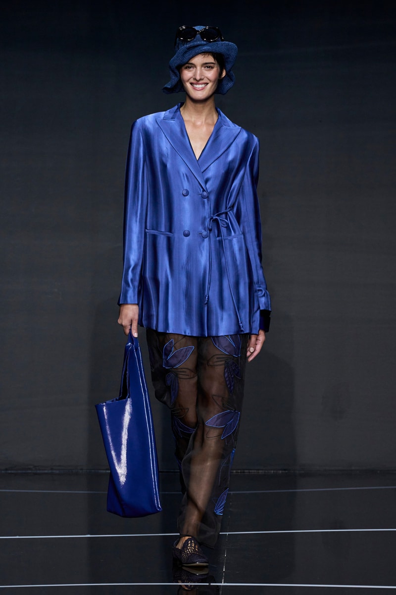 Emporio Armani SS24 Is Varied yet Elegant Milan Fashion Week Runways Giorgio Armani