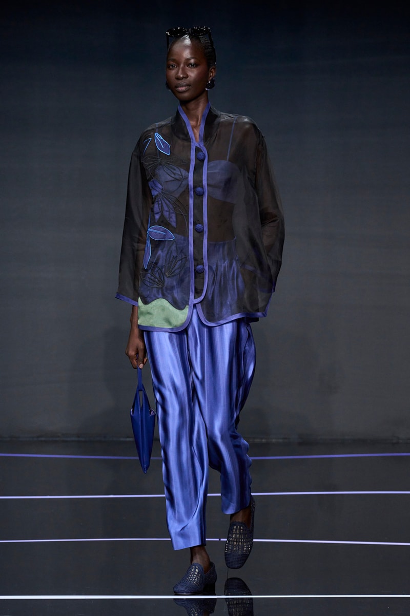 Emporio Armani SS24 Is Varied yet Elegant Milan Fashion Week Runways Giorgio Armani