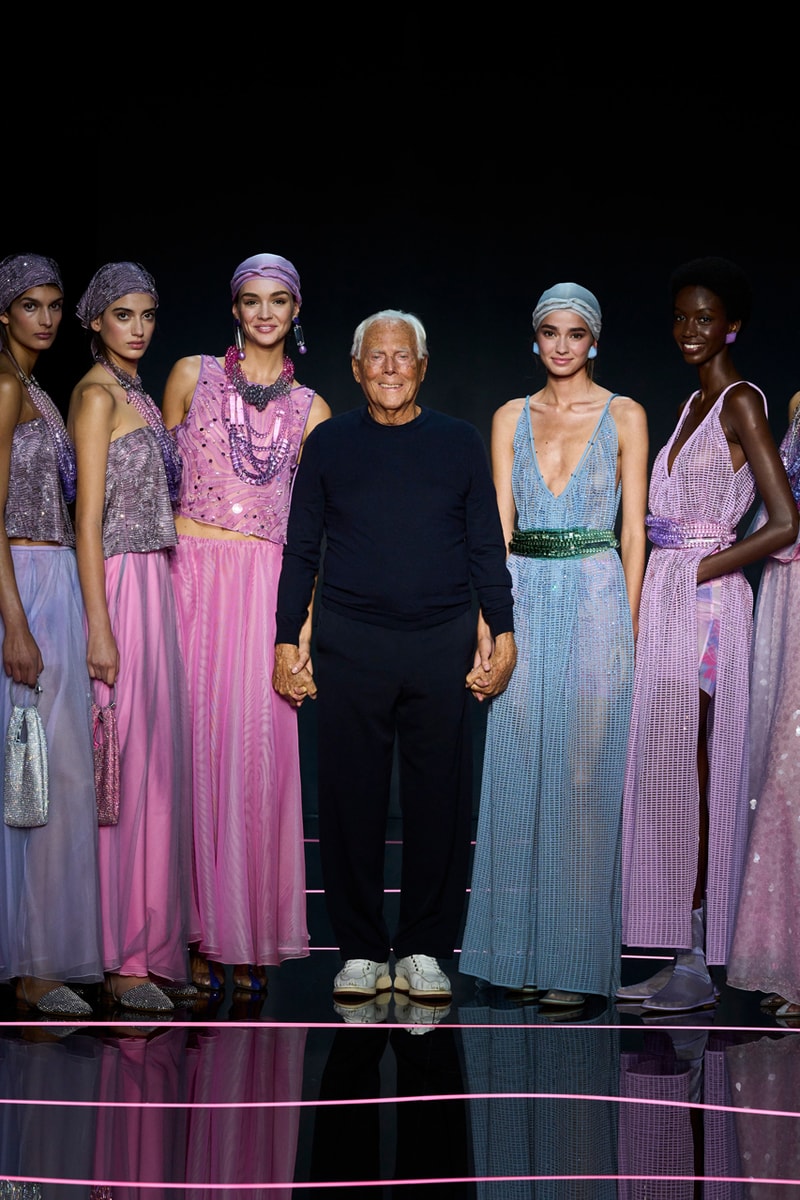 Giorgio Armani Explores The Power Of Vibes For SS24