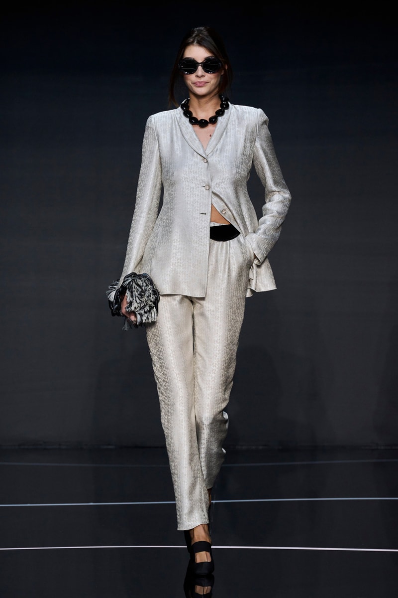 Emporio Armani SS24 Is Varied yet Elegant Milan Fashion Week Runways Giorgio Armani