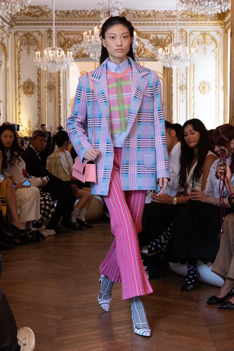 Marni SS24 Is Striped, Stripped and Colorfully Seductive Paris Fashion Week Francesco Risso