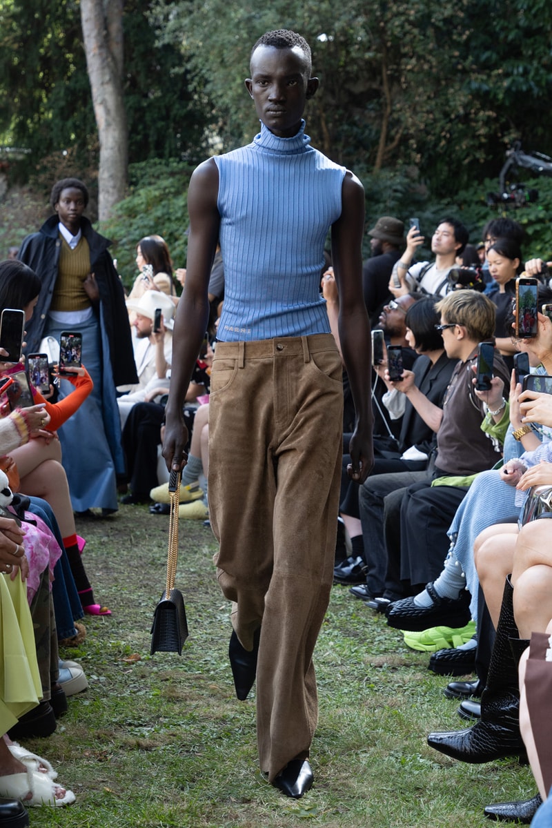 Marni SS24 Is Striped, Stripped and Colorfully Seductive Paris Fashion Week Francesco Risso