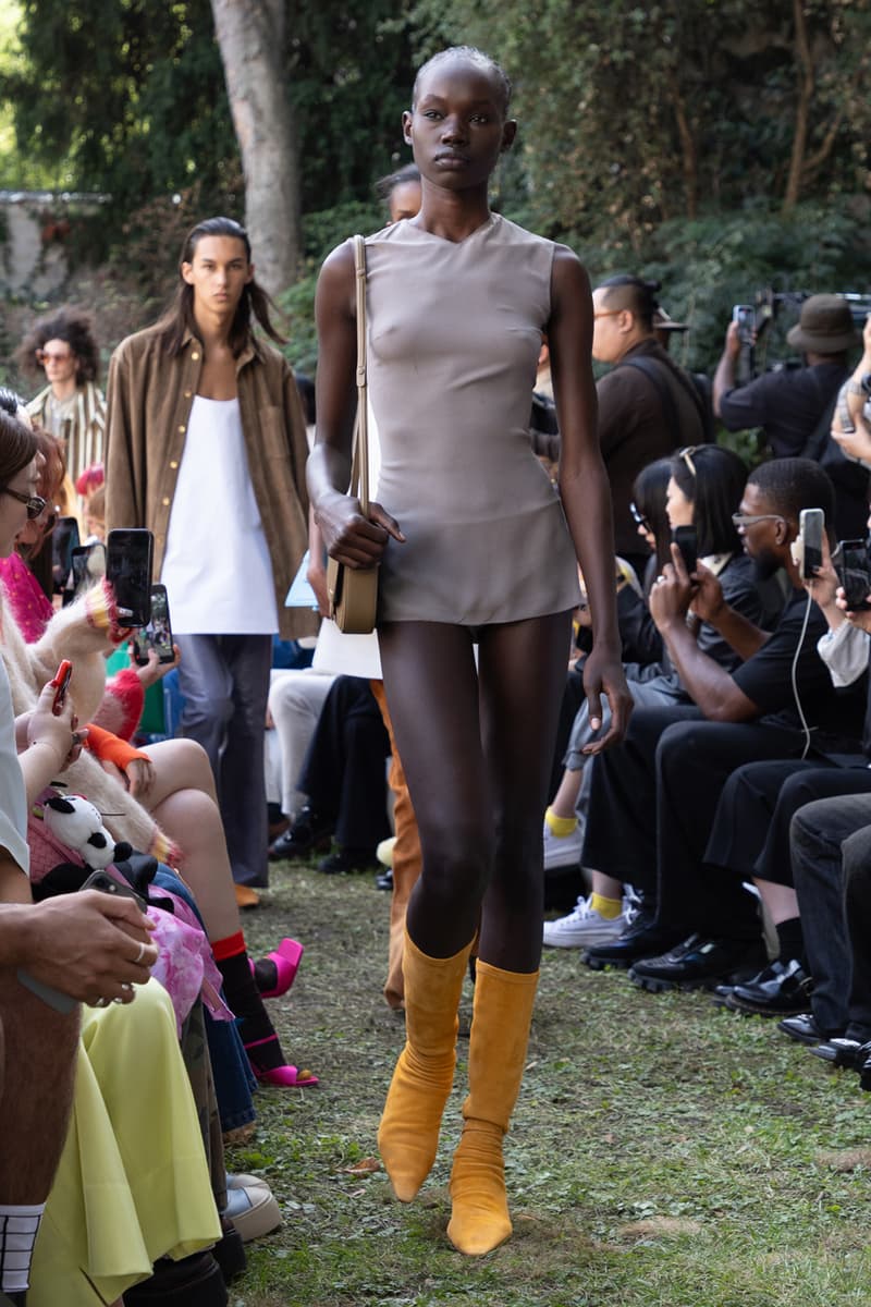 Marni SS24 Is Striped, Stripped and Colorfully Seductive Paris Fashion Week Francesco Risso