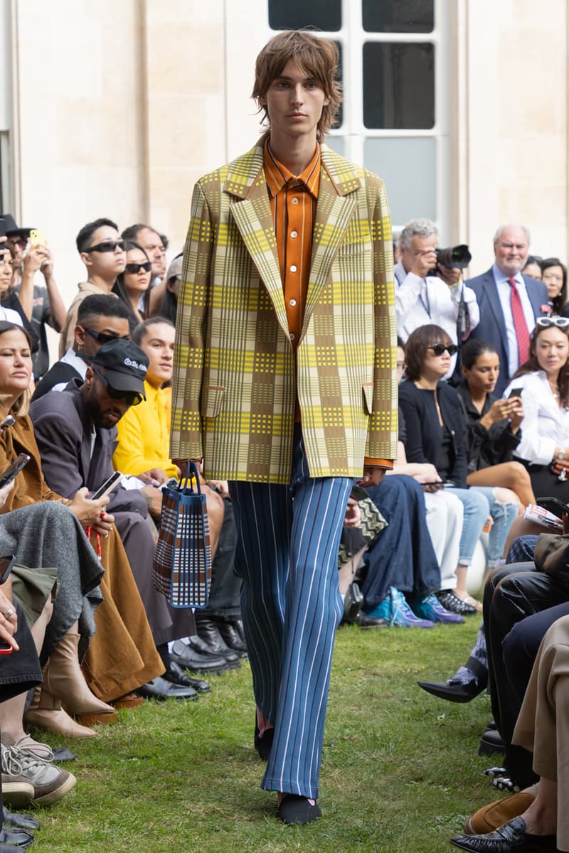 Marni SS24 Is Striped, Stripped and Colorfully Seductive Paris Fashion Week Francesco Risso