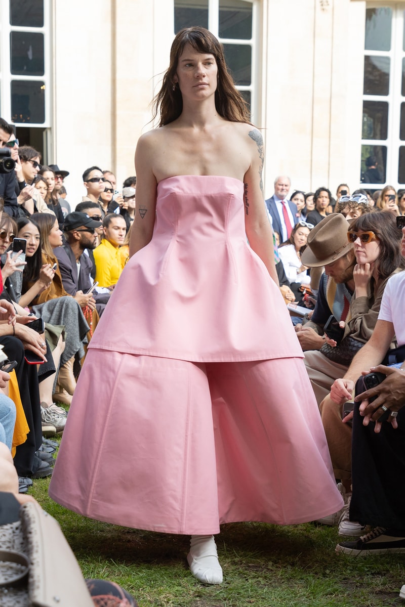 Marni SS24 Is Striped, Stripped and Colorfully Seductive Paris Fashion Week Francesco Risso