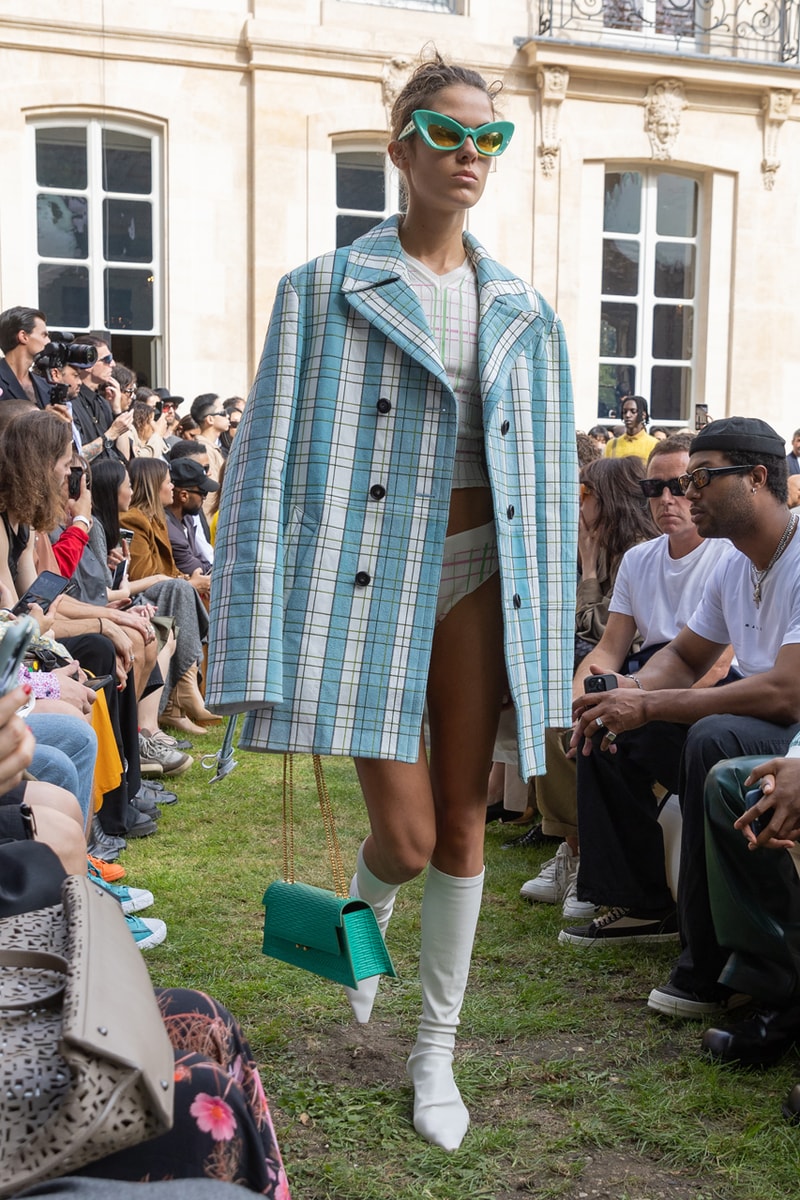 Marni SS24 Is Striped, Stripped and Colorfully Seductive Paris Fashion Week Francesco Risso