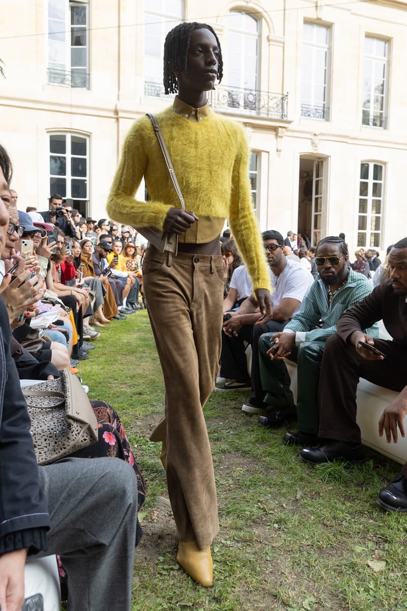 Marni SS24 Is Striped, Stripped and Colorfully Seductive Paris Fashion Week Francesco Risso