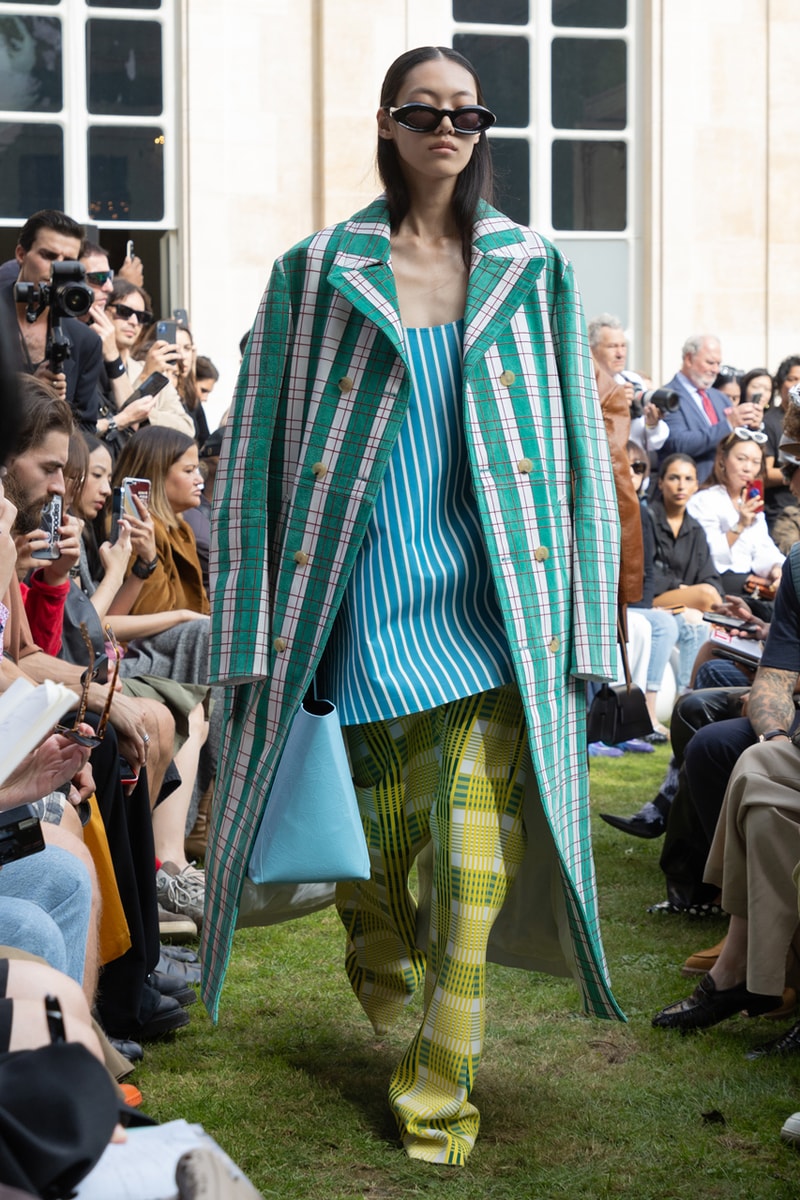 Marni SS24 Is Striped, Stripped and Colorfully Seductive Paris Fashion Week Francesco Risso