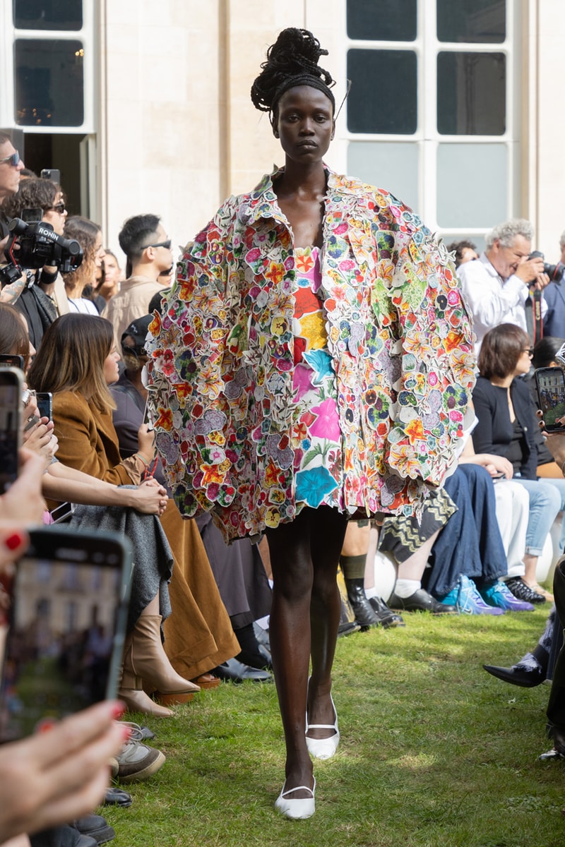 Marni SS24 Is Striped, Stripped and Colorfully Seductive Paris Fashion Week Francesco Risso