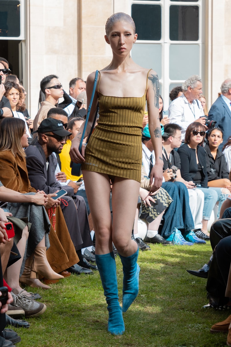 Marni SS24 Is Striped, Stripped and Colorfully Seductive Paris Fashion Week Francesco Risso