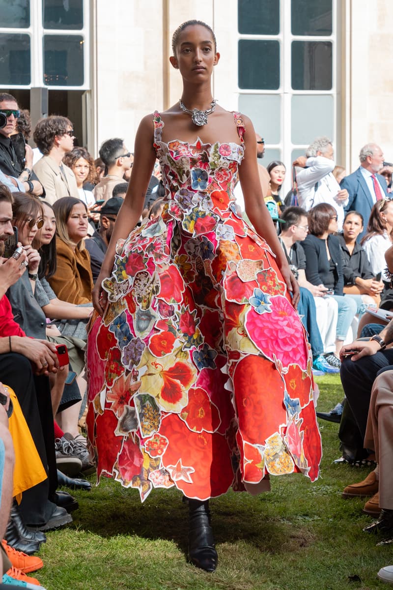 Marni SS24 Is Striped, Stripped and Colorfully Seductive Paris Fashion Week Francesco Risso