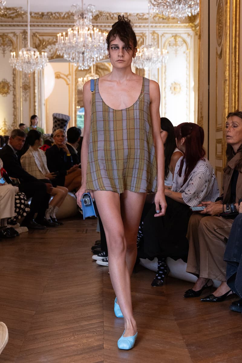 Marni SS24 Is Striped, Stripped and Colorfully Seductive Paris Fashion Week Francesco Risso