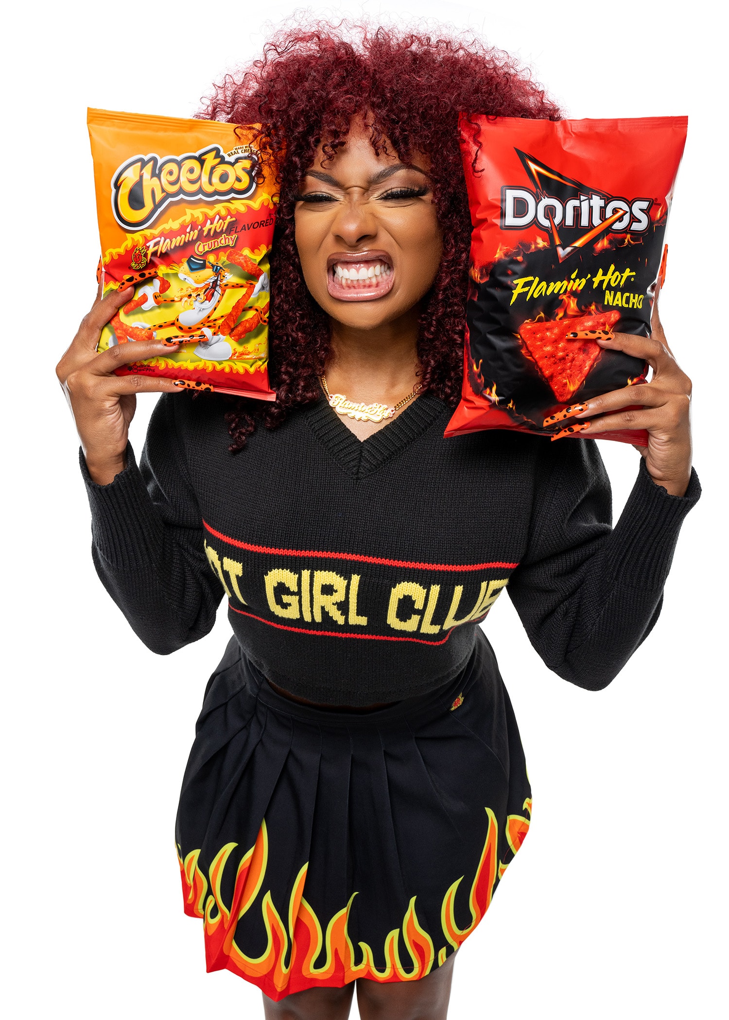 Megan Thee Stallion and Flamin' Hot Launch Flamin' Hot University Merch and Online Courses