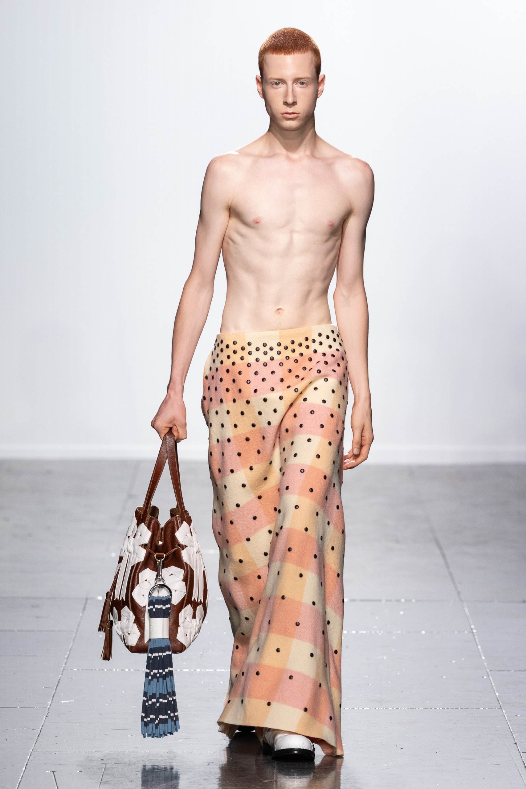 Stefan Cooke Spring Summer 2024 London Fashion Week menswear womenswear runway Jake Burt