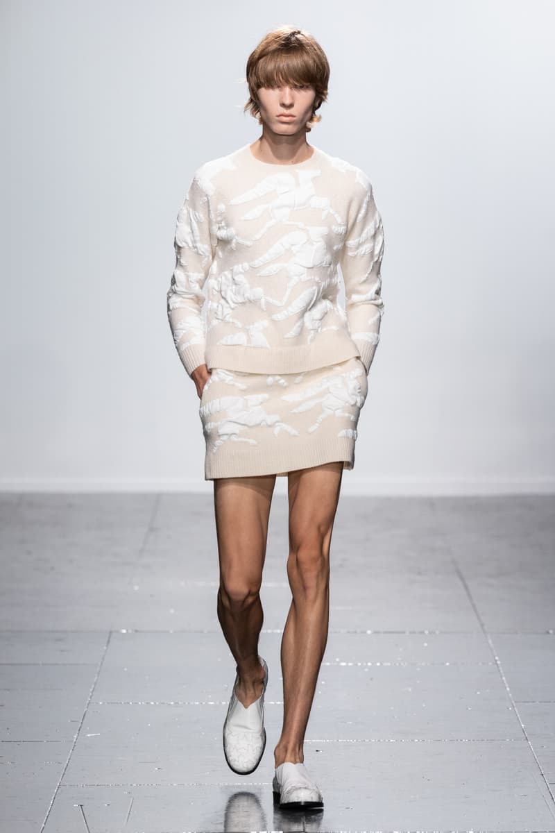 Stefan Cooke Spring Summer 2024 London Fashion Week menswear womenswear runway Jake Burt