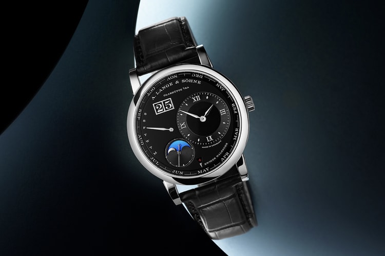 A. Lange & Söhne Presents a Black-Dialed Lange 1 Perpetual Calendar in Platinum