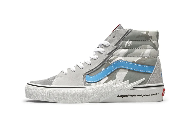 AAPE Vans Sk8-Hi Authentic Bolt Release Date