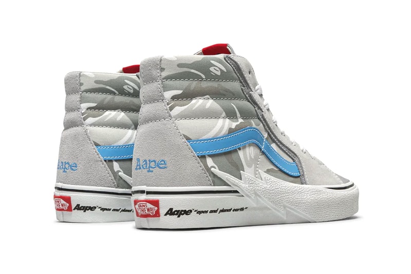 AAPE Vans Sk8-Hi Authentic Bolt Release Date info store list buying guide photos price