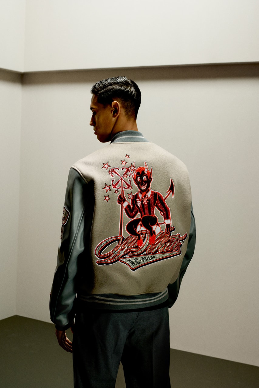 Off-White x AC Milan 2023 Pre-Game Collection - Suit Features Player  Numbers on The Back - Footy Headlines