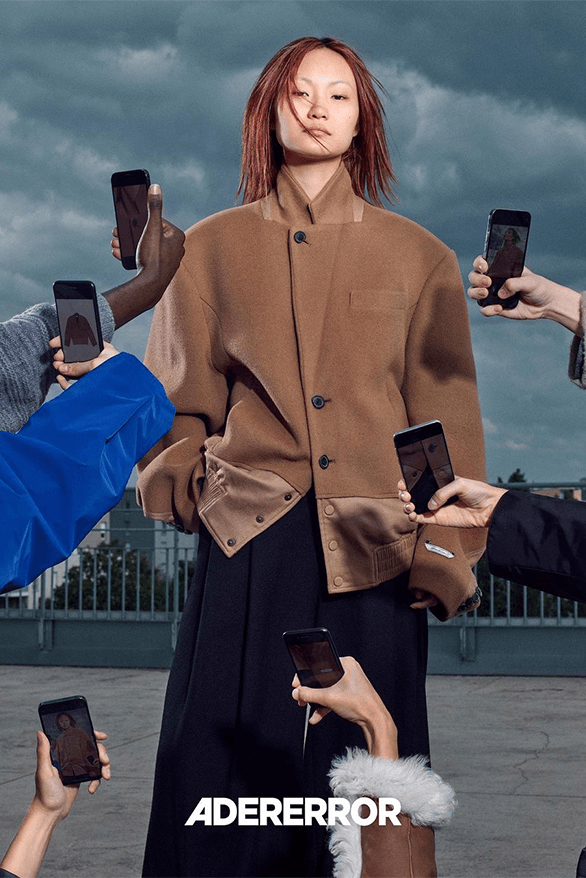 ADER Error Fall/Winter 2023 Oblique Hints Campaign Korea menswear womenswear streetwear selfie