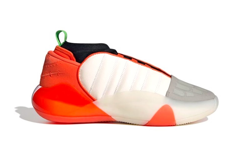 adidas Harden Vol. 7 "Halloween" IG1623 Release Info jack o lantern james harden nba basketball philadelphia 76ers orange black pumpkin Cloud White/Core Black-Collegiate Orange
